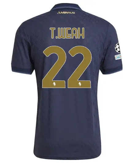 Juventus Trikots Shop – juventus auswärtstrikot 202425 – nr. 22 – t.weah – champions league pack Trikots und mehr entdecken