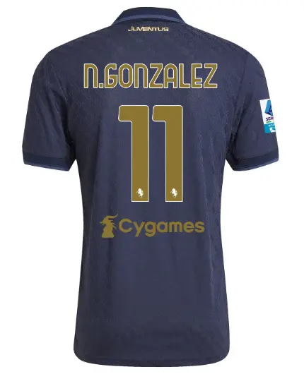 Juventus Trikots Shop – juventus drittes authentisches trikot 202425 – 11 – n.gonzalez – serie a pack Trikots und mehr entdecken