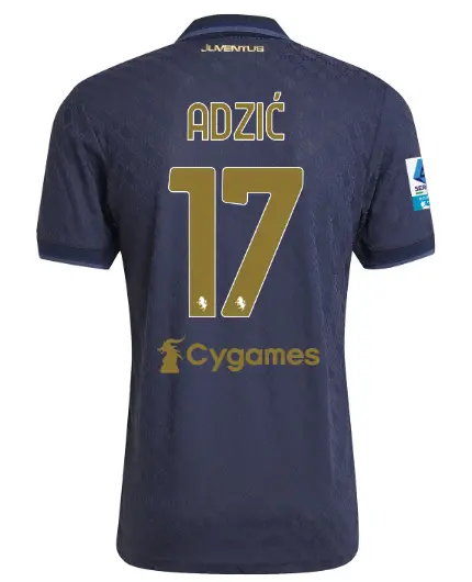 Juventus Trikots Shop – juventus drittes authentisches trikot 202425 – 17 – adziĆ – serie a pack Trikots und mehr entdecken
