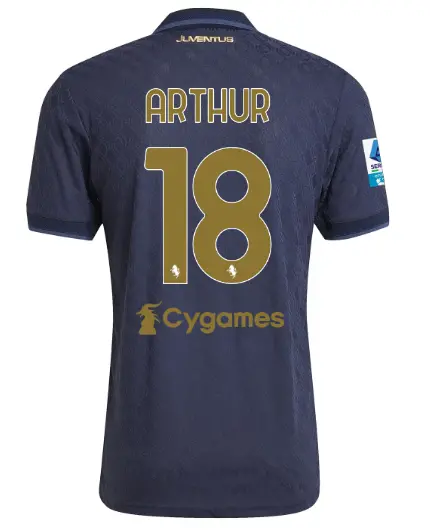 Juventus Trikots Shop – juventus drittes authentisches trikot 202425 – 18 – arthur – serie a pack Trikots und mehr entdecken