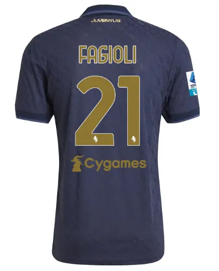 Juventus Trikots Shop – juventus drittes authentisches trikot 202425 – 21 – fagioli – serie a pack Trikots und mehr entdecken