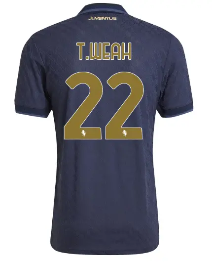 Juventus Trikots Shop – juventus drittes authentisches trikot 202425 – 22 – t.weah Trikots und mehr entdecken