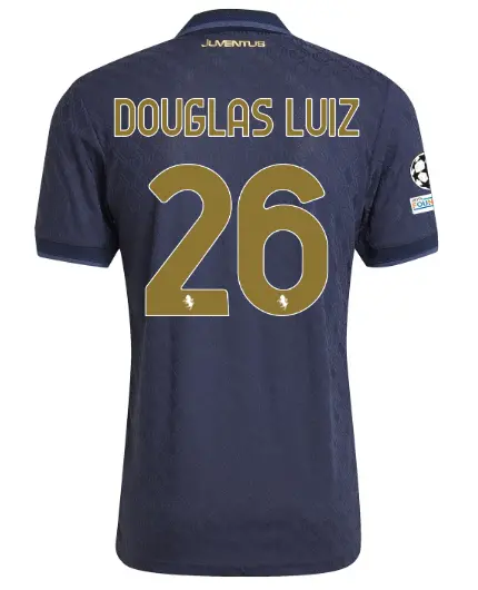 Juventus Trikots Shop – juventus drittes authentisches trikot 202425 – 26 – douglas luiz – champions league pack Trikots und mehr entdecken