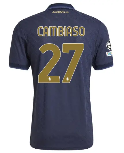 Juventus Trikots Shop – juventus drittes authentisches trikot 202425 – 27 – cambiaso – champions league pack Trikots und mehr entdecken