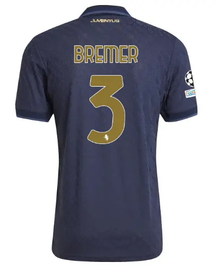 Juventus Trikots Shop – juventus drittes authentisches trikot 202425 – 3 – bremer – champions league pack Trikots und mehr entdecken