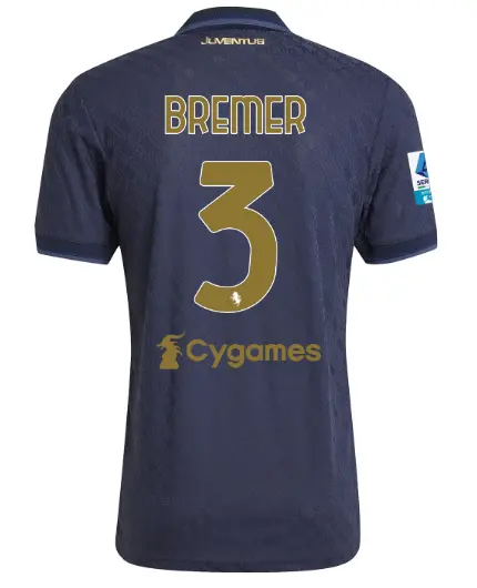 Juventus Trikots Shop – juventus drittes authentisches trikot 202425 – 3 – bremer – serie a pack Trikots und mehr entdecken