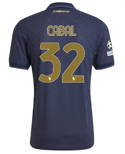 Juventus Trikots Shop – juventus drittes authentisches trikot 202425 – 32 – cabal – champions league pack Trikots und mehr entdecken