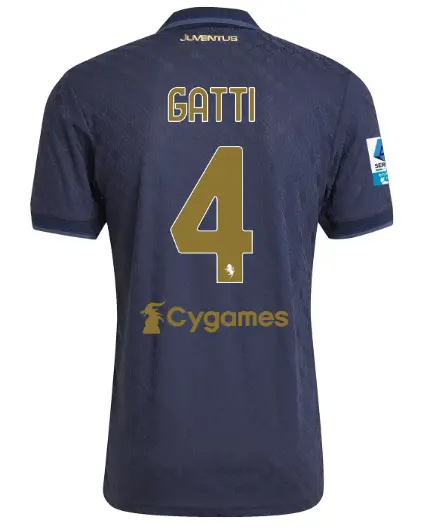 Juventus Trikots Shop – juventus drittes authentisches trikot 202425 – 4 – gatti – serie a pack Trikots und mehr entdecken