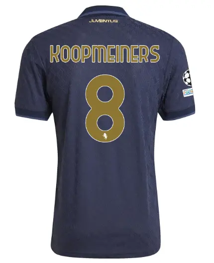 Juventus Trikots Shop – juventus drittes authentisches trikot 202425 – 8 – koopmeiners – champions league pack Trikots und mehr entdecken