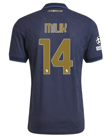 Juventus Trikots Shop – juventus drittes authentisches trikot 202425 – 14 – milik – champions-league-paket Trikots und mehr entdecken