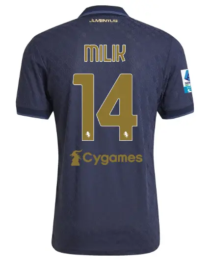 Juventus Trikots Shop – juventus drittes authentisches trikot 202425 – 14 – milik – serie a-pack Trikots und mehr entdecken