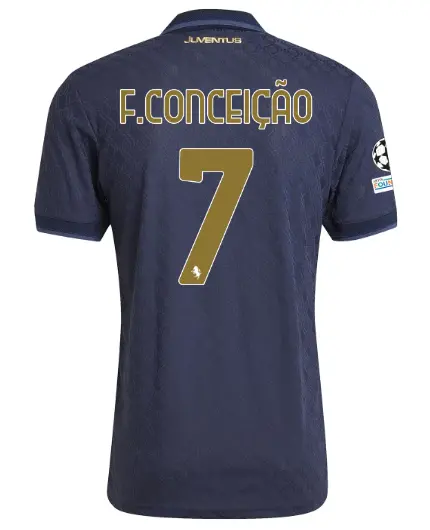 Juventus Trikots Shop – juventus drittes authentisches trikot 202425 – 7 – f.conceiÇÃo – champions-league-paket Trikots und mehr entdecken