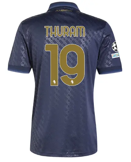 Juventus Trikots Shop – juventus drittes trikot 202425 – 19 – thuram – champions league pack Trikots und mehr entdecken