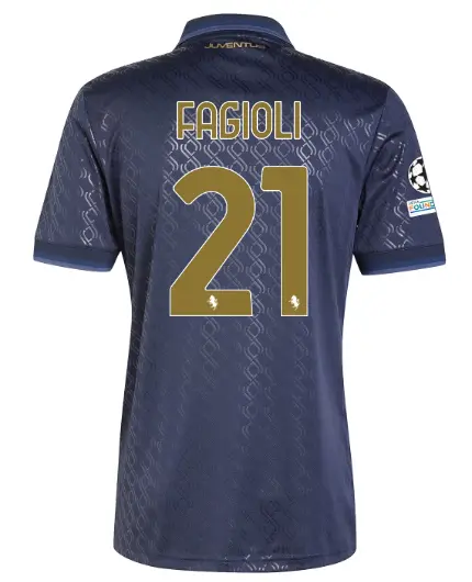 Juventus Trikots Shop – juventus drittes trikot 202425 – 21 – fagioli – champions league pack Trikots und mehr entdecken