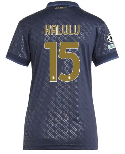 Juventus Trikots Shop – juventus drittes trikot 202425 – damen – 15 – kalulu – champions league pack Trikots und mehr entdecken