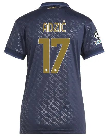 Juventus Trikots Shop – juventus drittes trikot 202425 – damen – 17 – adziĆ – champions league pack Trikots und mehr entdecken