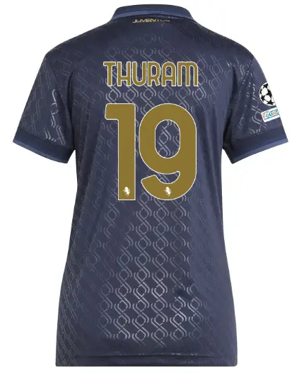 Juventus Trikots Shop – juventus drittes trikot 202425 – damen – 19 – thuram – champions league pack Trikots und mehr entdecken