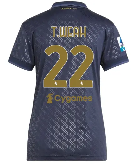 Juventus Trikots Shop – juventus drittes trikot 202425 – damen – 22 – t.weah – serie a pack Trikots und mehr entdecken