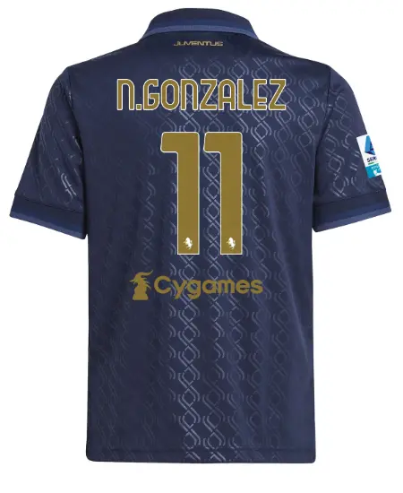 Juventus Trikots Shop – juventus drittes trikot 202425 – kinder – 11 – n.gonzalez – serie a pack Trikots und mehr entdecken