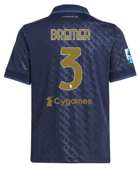 Juventus Trikots Shop – juventus drittes trikot 202425 – kinder – 3 – bremer – serie a pack Trikots und mehr entdecken