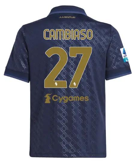Juventus Trikots Shop – juventus drittes trikot 202425 – kinder – 27 – cambiaso – serie a-pack Trikots und mehr entdecken