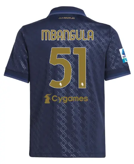 Juventus Trikots Shop – juventus drittes trikot 202425 – kinder – 51 – mbangula – serie a-pack Trikots und mehr entdecken