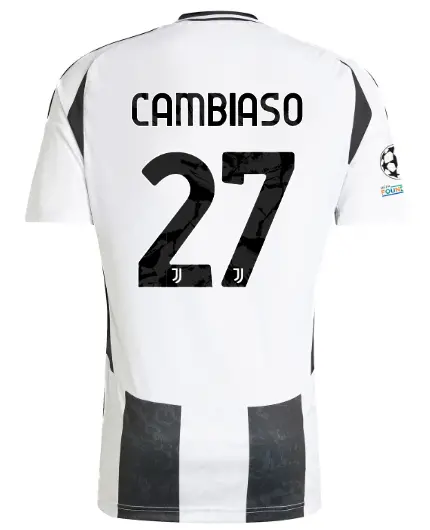 Juventus Trikots Shop – juventus heimtrikot 202425 – 27 – cambiaso – champions league pack Trikots und mehr entdecken