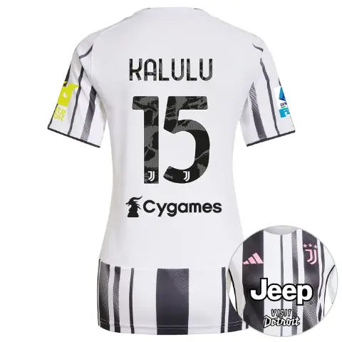 Juventus Trikots Shop – juventus heimtrikot 202526 – damen – serie a pack – 2526 – Ärmelsponsor whitebit – 15 – kalulu Trikots und mehr entdecken