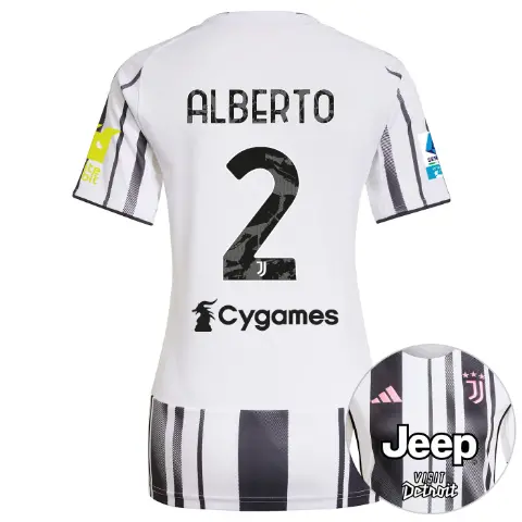 Juventus Trikots Shop – juventus heimtrikot 202526 – damen – serie a pack – 2526 – Ärmelsponsor whitebit – 2 – alberto Trikots und mehr entdecken