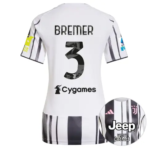 Juventus Trikots Shop – juventus heimtrikot 202526 – damen – serie a pack – 2526 – Ärmelsponsor whitebit – 3 – bremer Trikots und mehr entdecken