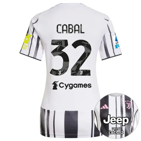 Juventus Trikots Shop – juventus heimtrikot 202526 – damen – serie a pack – 2526 – Ärmelsponsor whitebit – 32 – cabal Trikots und mehr entdecken