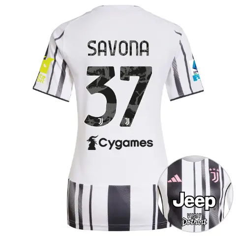 Juventus Trikots Shop – juventus heimtrikot 202526 – damen – serie a pack – 2526 – Ärmelsponsor whitebit – 37 – savona Trikots und mehr entdecken