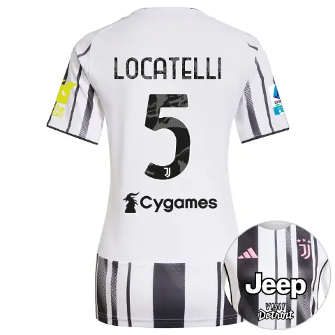 Juventus Trikots Shop – juventus heimtrikot 202526 – damen – serie a pack – 2526 – Ärmelsponsor whitebit – 5 – locatelli Trikots und mehr entdecken