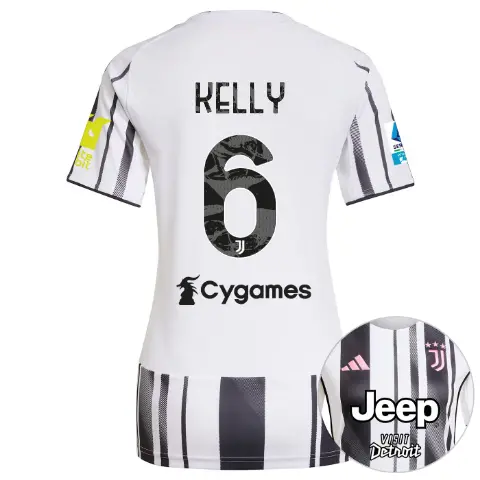 Juventus Trikots Shop – juventus heimtrikot 202526 – damen – serie a pack – 2526 – Ärmelsponsor whitebit – 6 – kelly Trikots und mehr entdecken