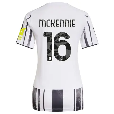 Juventus Trikots Shop – juventus heimtrikot 202526 – damen – Ärmelsponsor whitebit – 16 – mckennie Trikots und mehr entdecken