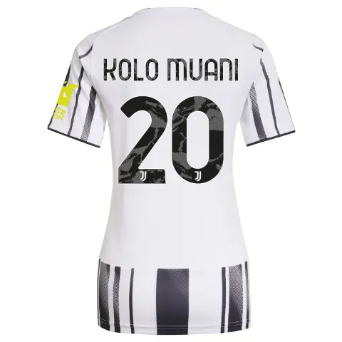 Juventus Trikots Shop – juventus heimtrikot 202526 – damen – Ärmelsponsor whitebit – 20 – kolo muani Trikots und mehr entdecken