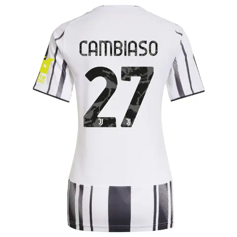 Juventus Trikots Shop – juventus heimtrikot 202526 – damen – Ärmelsponsor whitebit – 27 – cambiaso Trikots und mehr entdecken
