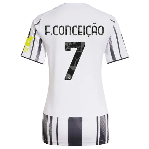 Juventus Trikots Shop – juventus heimtrikot 202526 – damen – Ärmelsponsor whitebit – 7 – f.conceiÇÃo Trikots und mehr entdecken